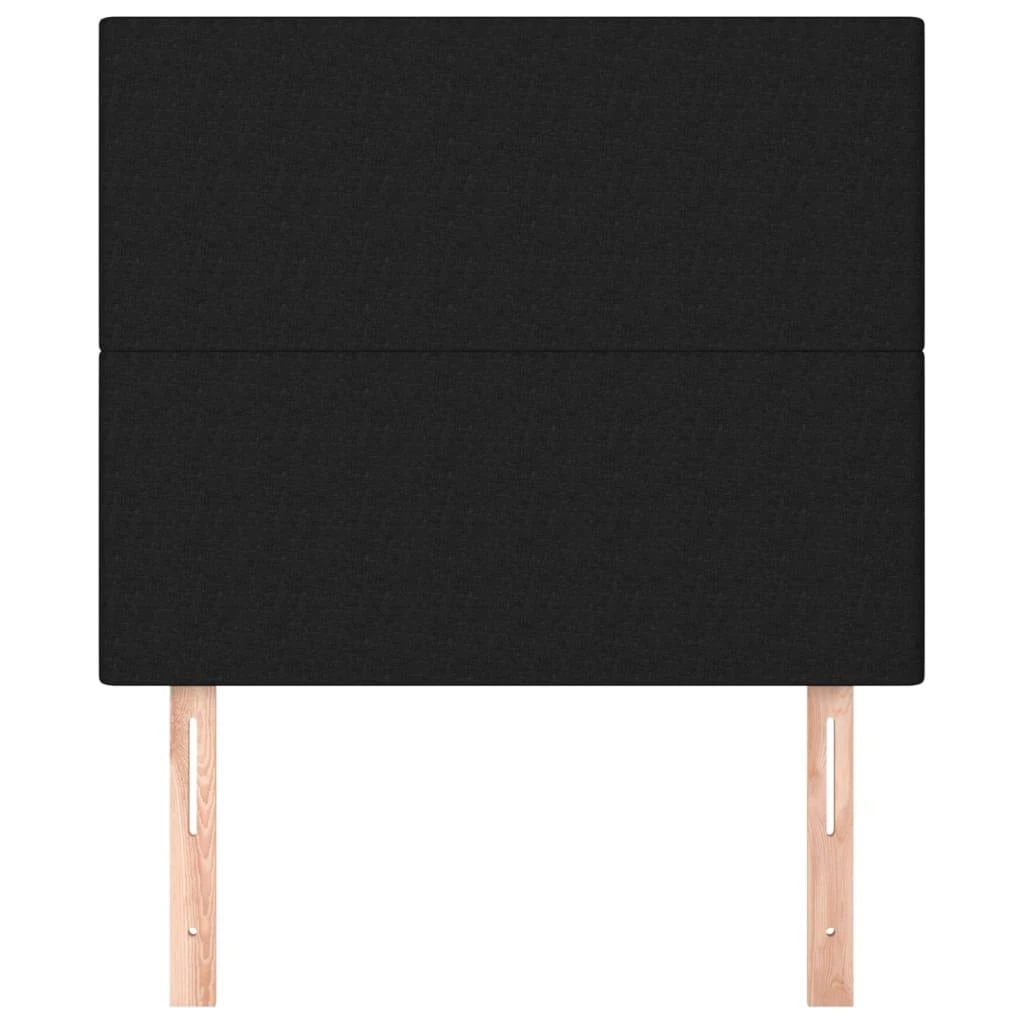 Galvūgalis, 2vnt., juodos spalvos, 80x5x78/88cm, audinys