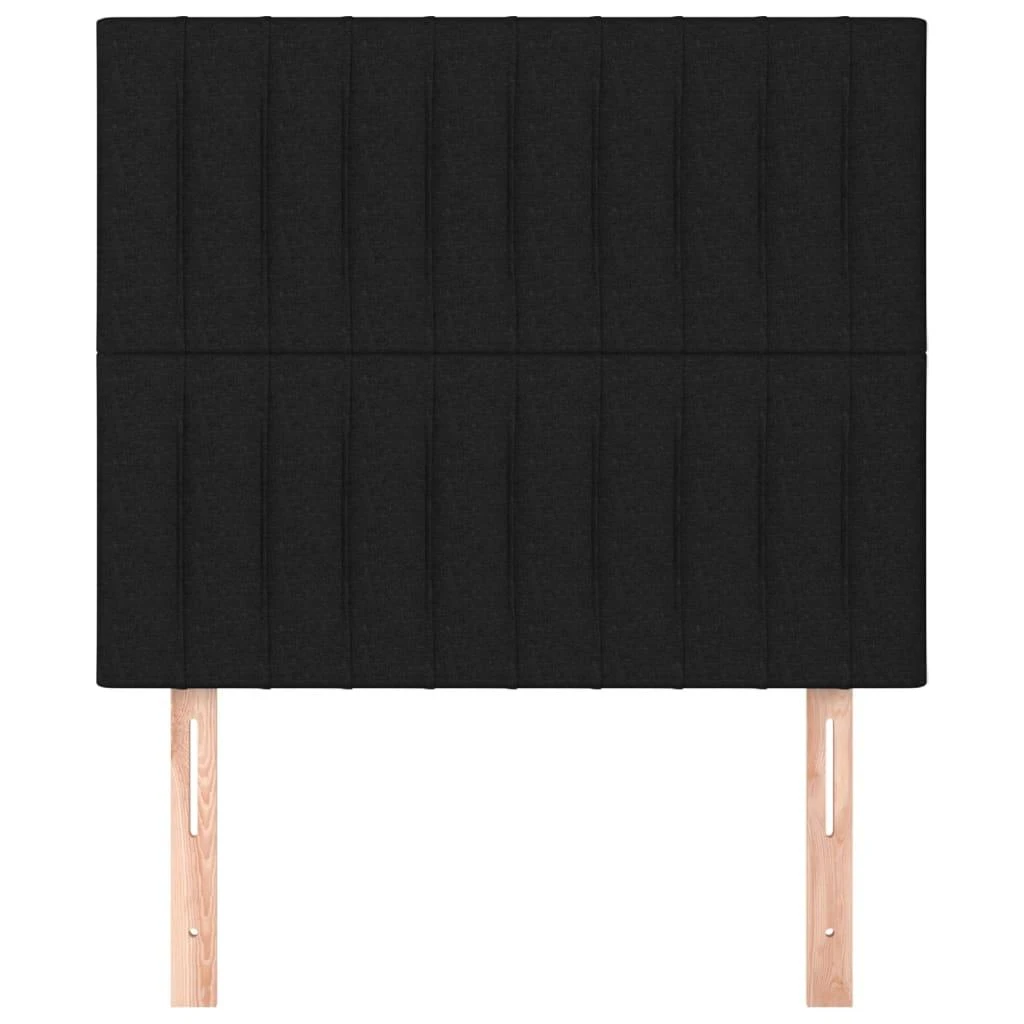 Galvūgalis, 2vnt. juodos spalvos, 90x5x78/88cm, audinys