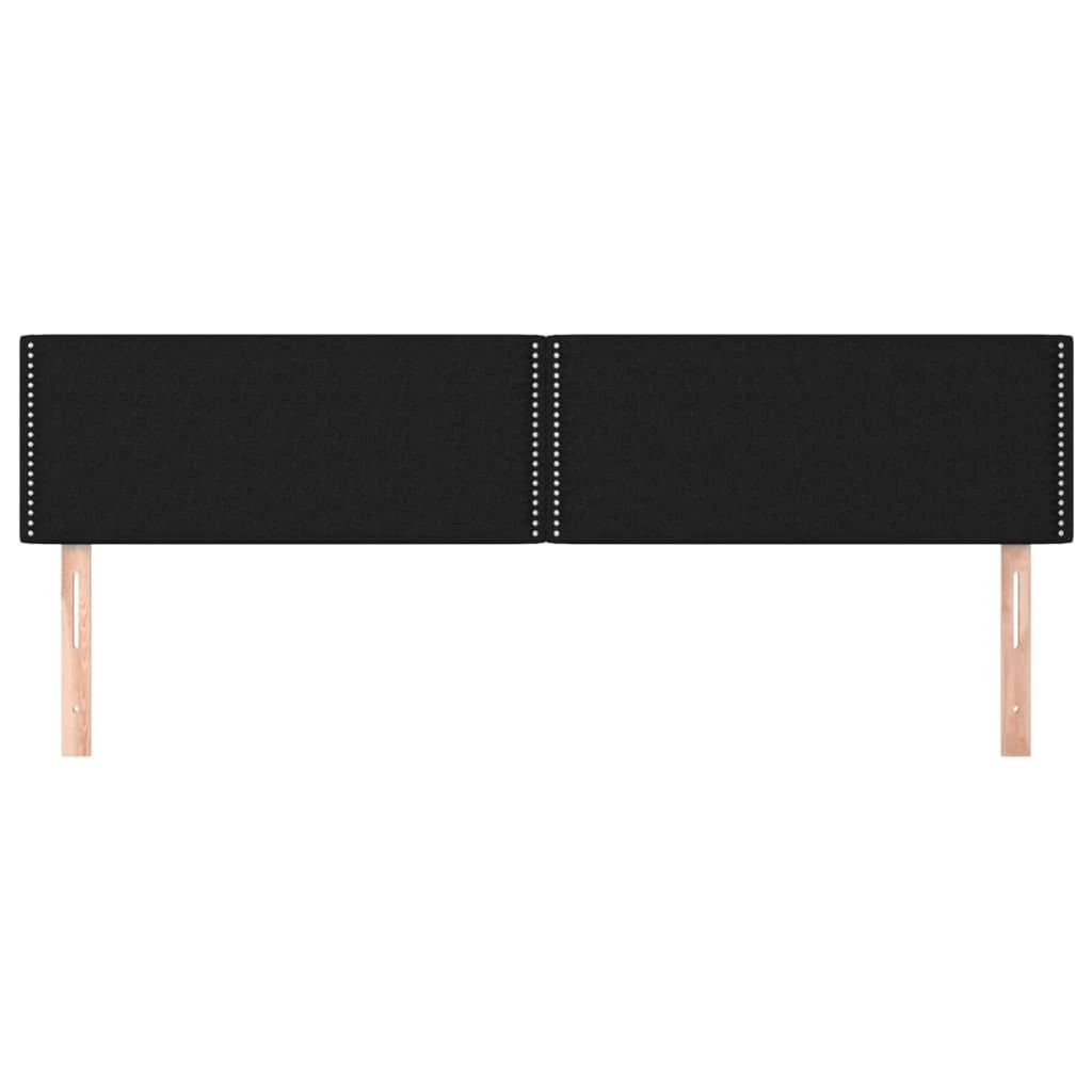 Galvūgalis, 2vnt. juodos spalvos, 90x5x78/88cm, audinys