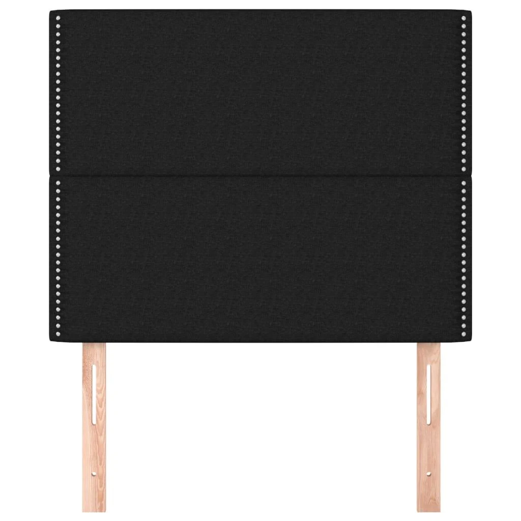 Galvūgalis, 2vnt. juodos spalvos, 90x5x78/88cm, audinys