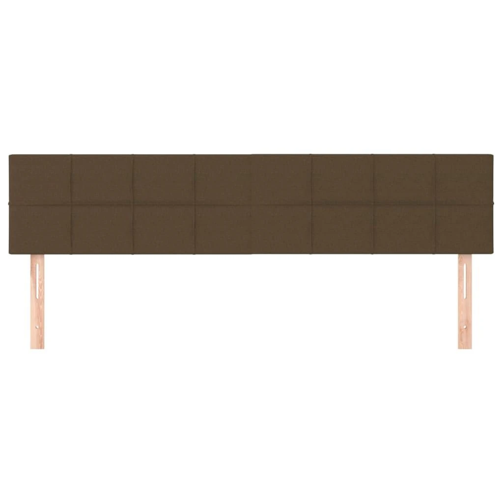 Galvūgalis, 2vnt., tamsiai rudos spalvos, 100x5x78/88cm,audinys