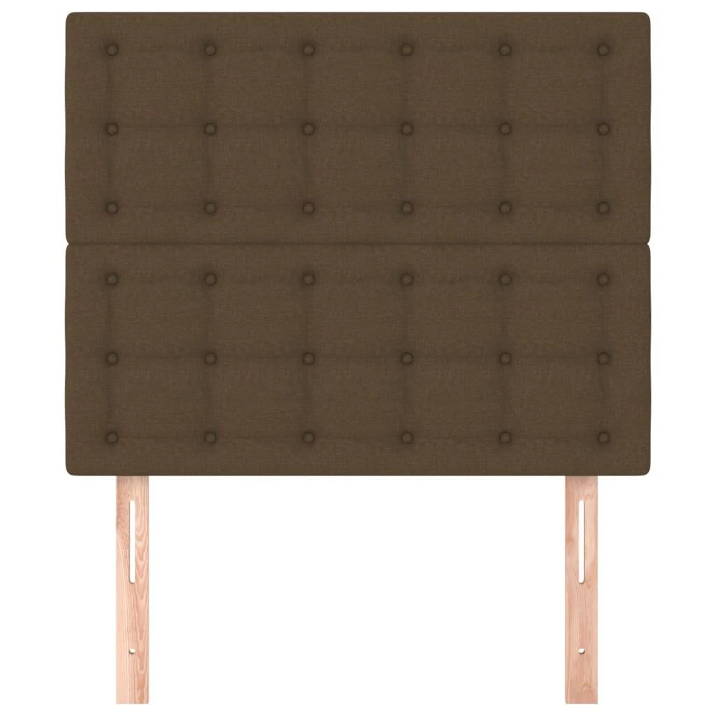Galvūgalis, 2vnt., tamsiai rudos spalvos, 80x5x78/88cm, audinys