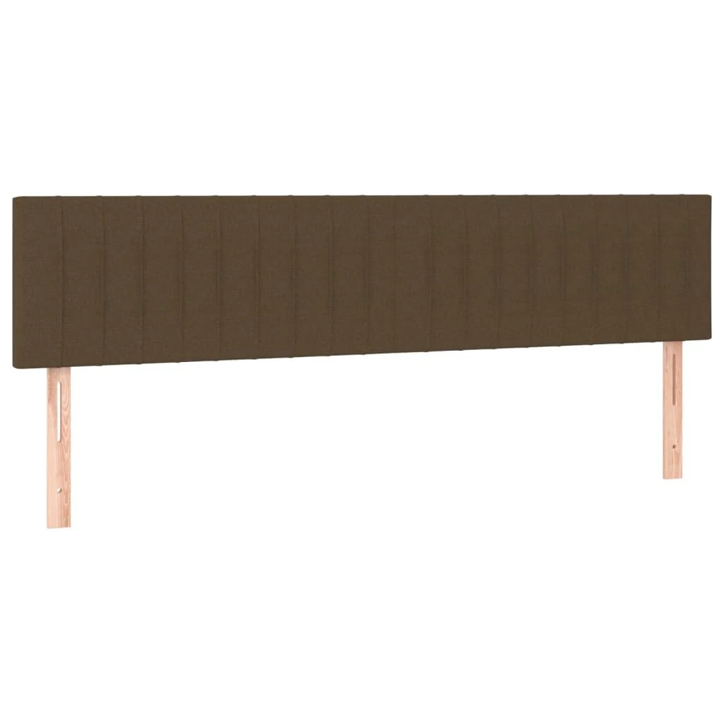 Galvūgalis, 2vnt., tamsiai rudos spalvos, 80x5x78/88cm, audinys