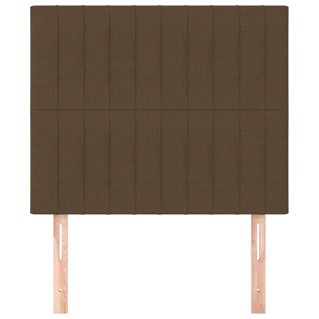 Galvūgalis, 2vnt., tamsiai rudos spalvos, 80x5x78/88cm, audinys