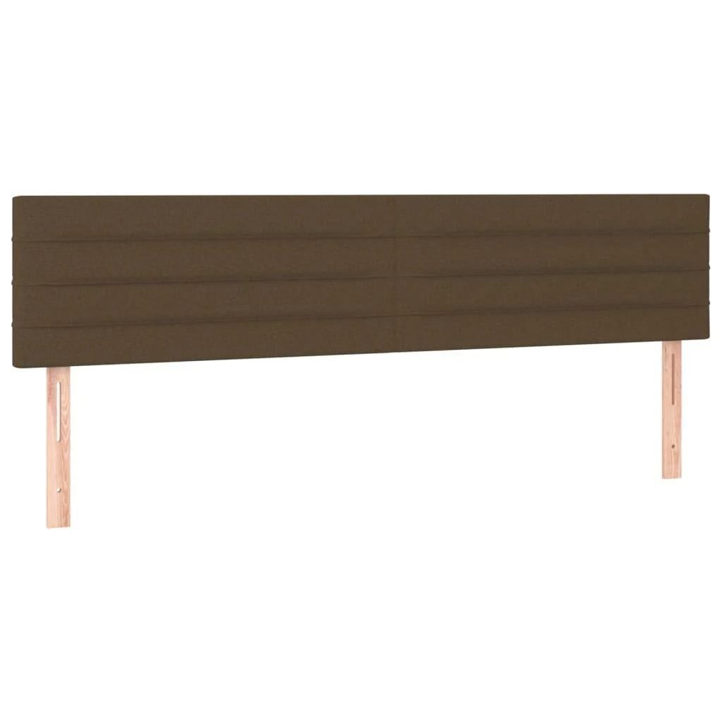 Galvūgalis, 2vnt., tamsiai rudos spalvos, 80x5x78/88cm, audinys