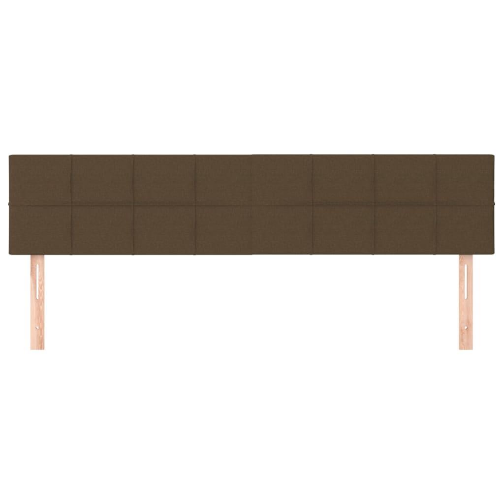 Galvūgalis, 2vnt., tamsiai rudos spalvos, 80x5x78/88cm, audinys