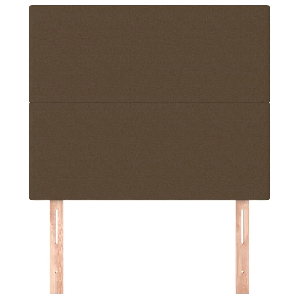 Galvūgalis, 2vnt., tamsiai rudos spalvos, 80x5x78/88cm, audinys