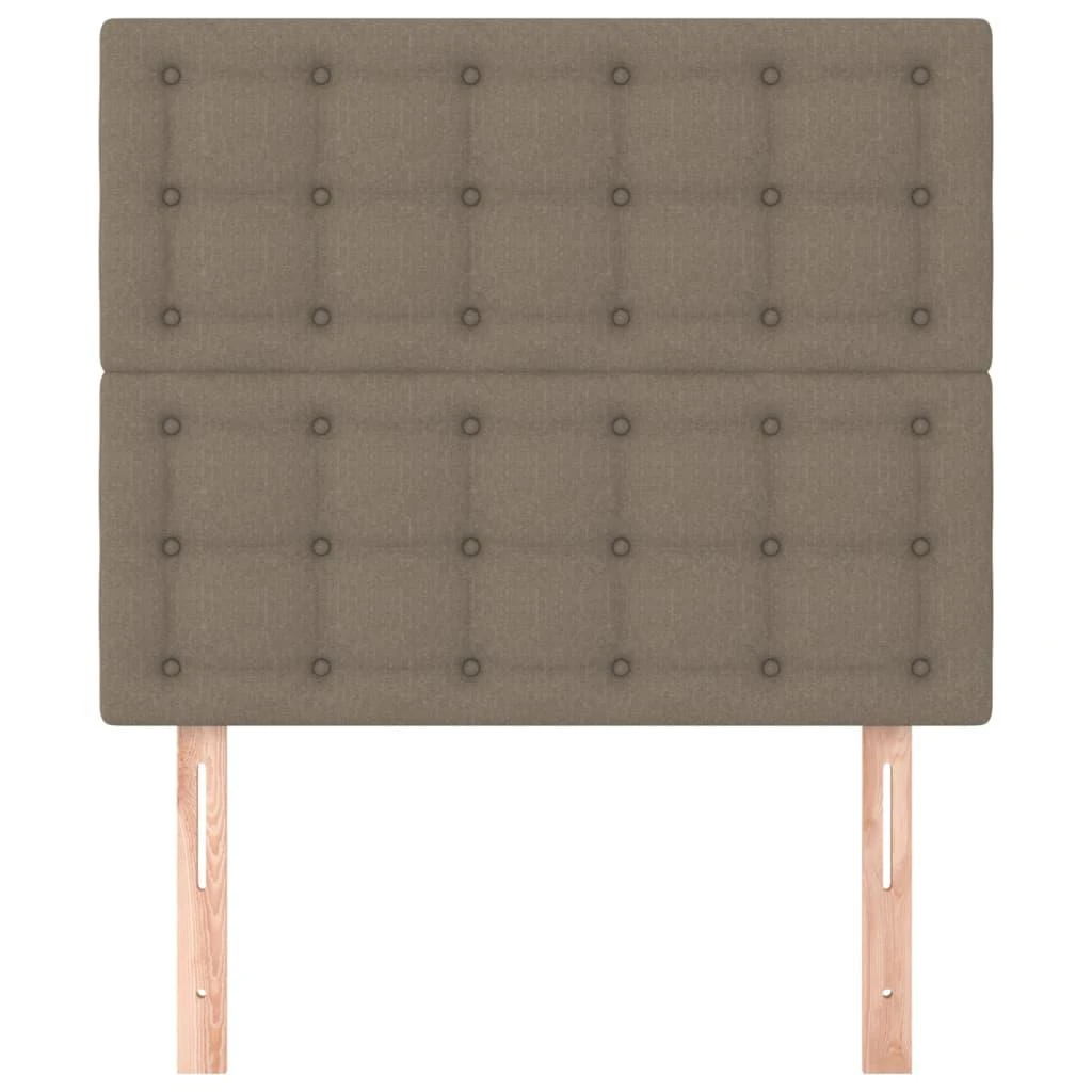 Galvūgalis, 2vnt., taupe spalvos, 80x5x78/88cm, audinys