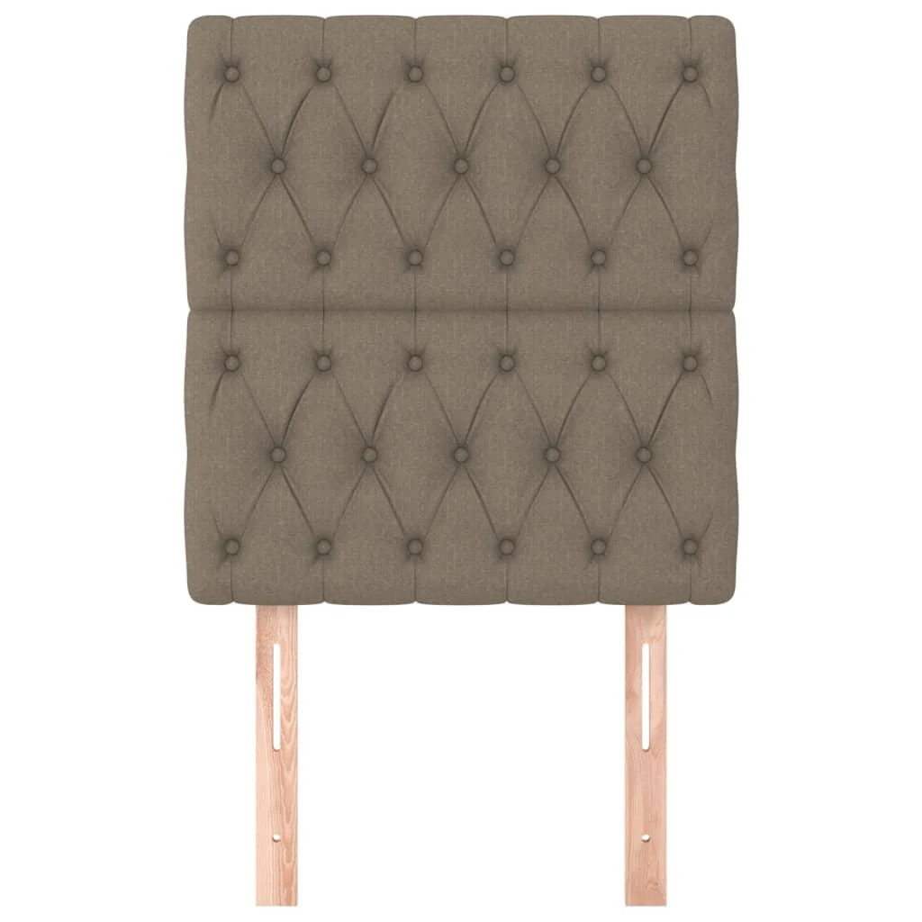 Galvūgalis, 2vnt., taupe spalvos, 80x7x78/88cm, audinys