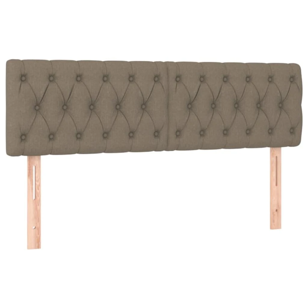 Galvūgalis, 2vnt., taupe spalvos, 80x7x78/88cm, audinys