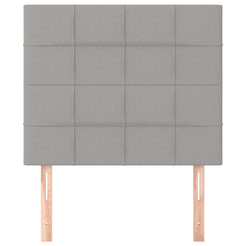 Galvūgalis, 2vnt.,šviesiai pilkos spalvos,90x5x78/88cm, audinys