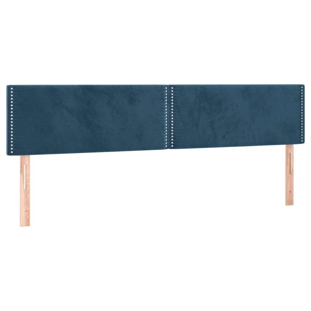 Galvūgalis, 2vnt.,tamsiai mėlynos spalvos,100x5x78/88cm,aksomas