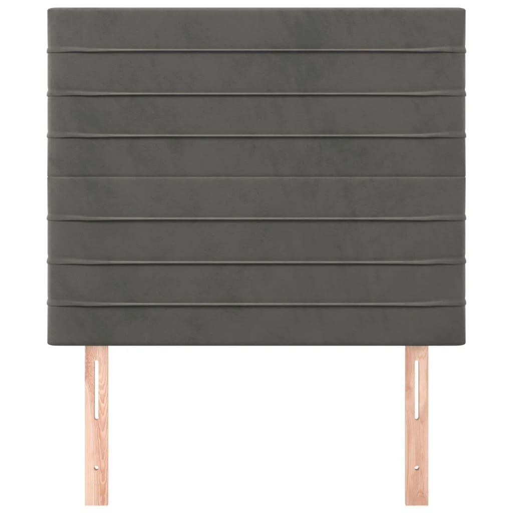Galvūgalis, 2vnt.,tamsiai pilkos spalvos,90x5x78/88cm, aksomas