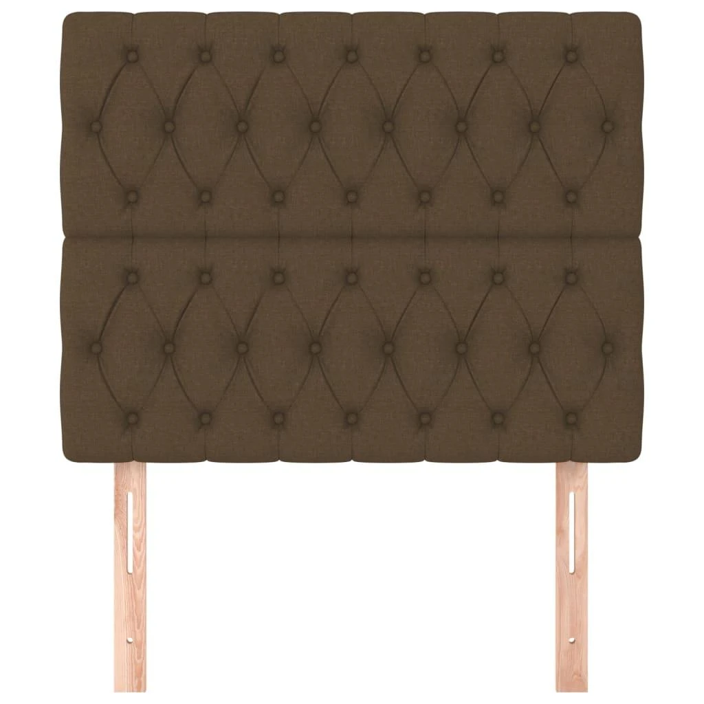 Galvūgalis, 2vnt.,tamsiai rudos spalvos,90x7x78/88cm, audinys