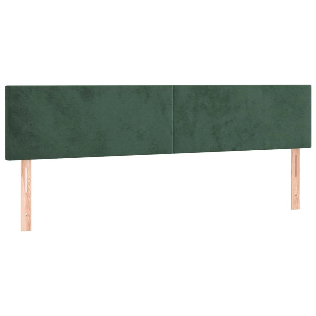 Galvūgalis, 2vnt.,tamsiai žalios spalvos,100x5x78/88cm, aksomas