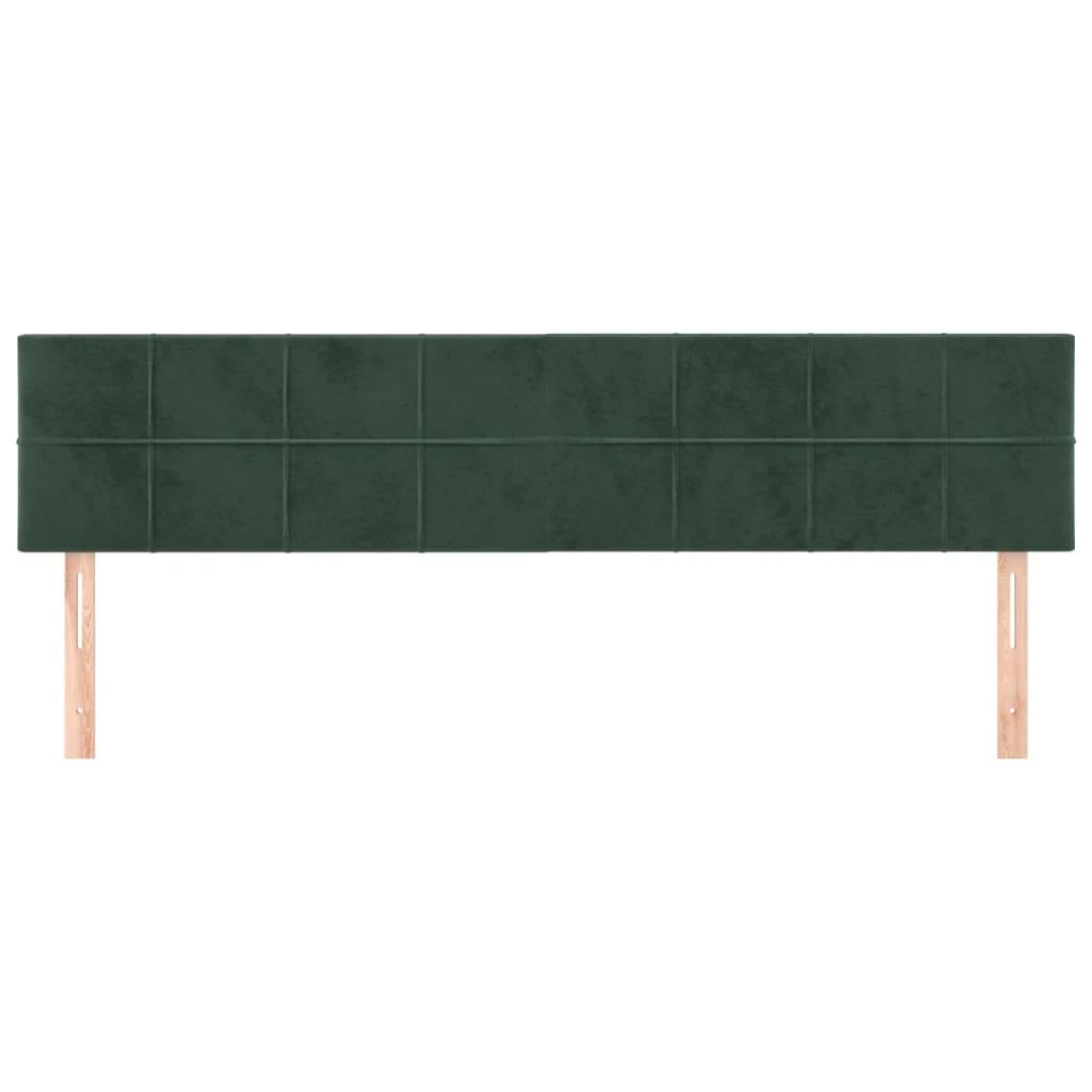 Galvūgalis, 2vnt.,tamsiai žalios spalvos, 90x5x78/88cm, aksomas