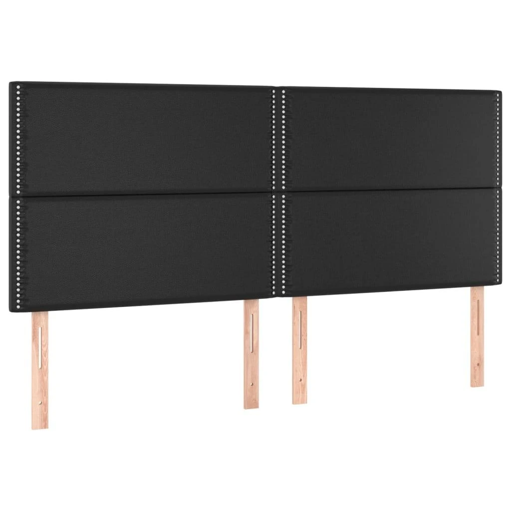 Galvūgalis, 4vnt., juodos spalvos, 100x5x78/88 cm, dirbtinė oda