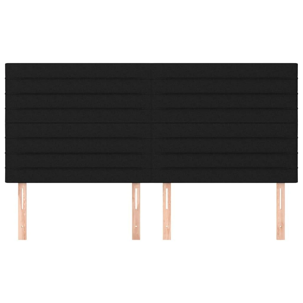 Galvūgalis, 4vnt., juodos spalvos, 100x5x78/88cm, audinys