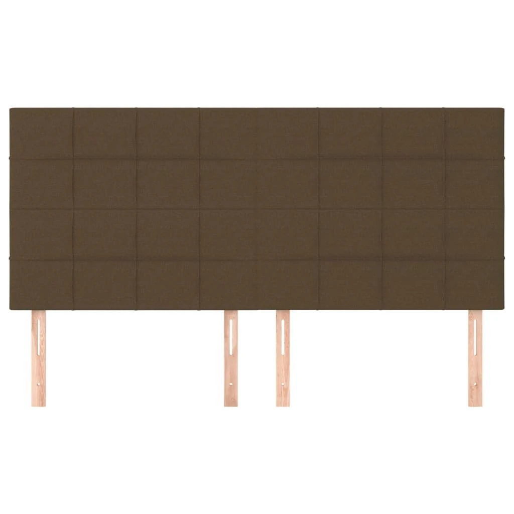 Galvūgalis, 4vnt., tamsiai rudos spalvos, 100x5x78/88cm,audinys