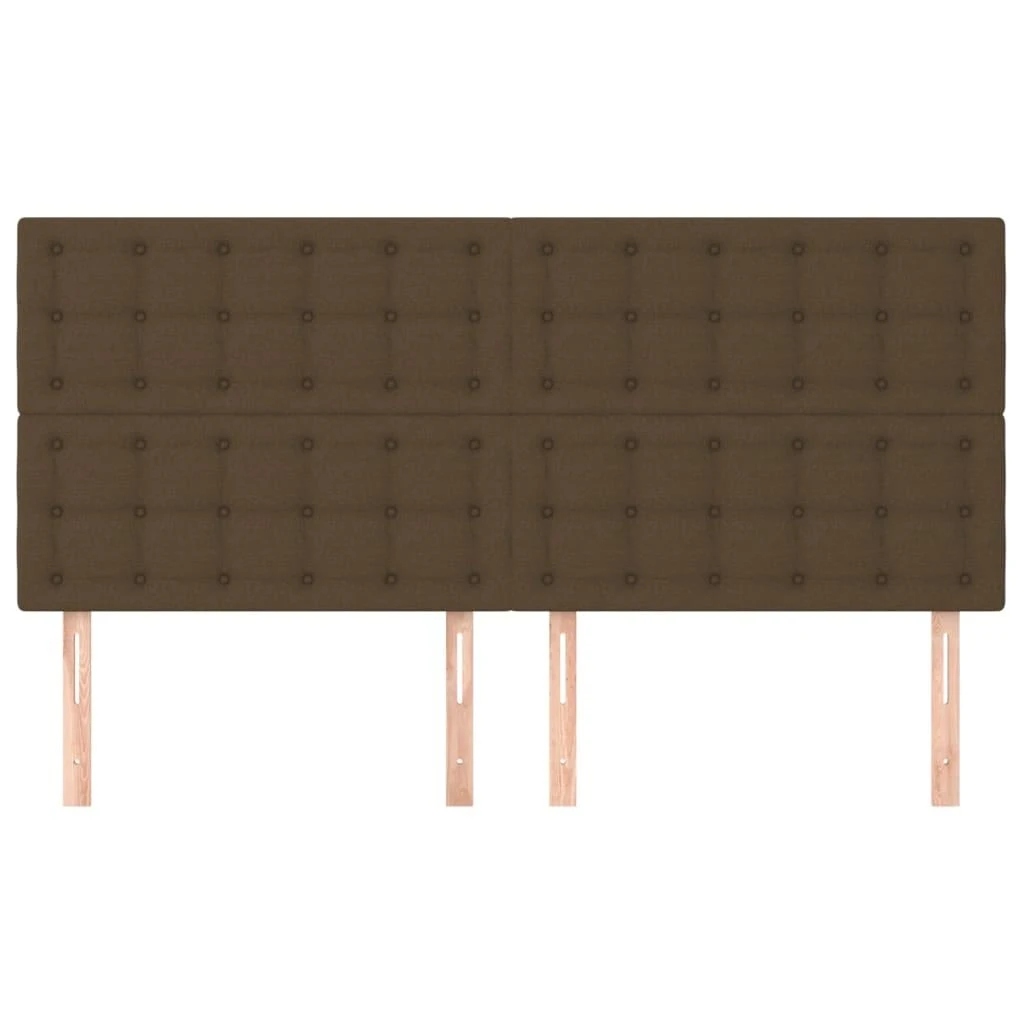 Galvūgalis, 4vnt., tamsiai rudos spalvos, 80x5x78/88cm, audinys