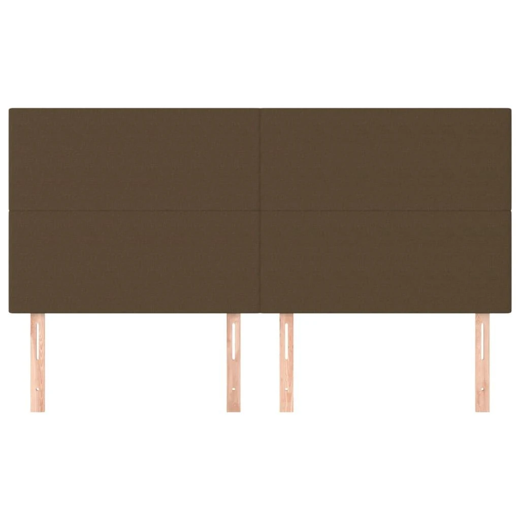 Galvūgalis, 4vnt., tamsiai rudos spalvos, 80x5x78/88cm, audinys