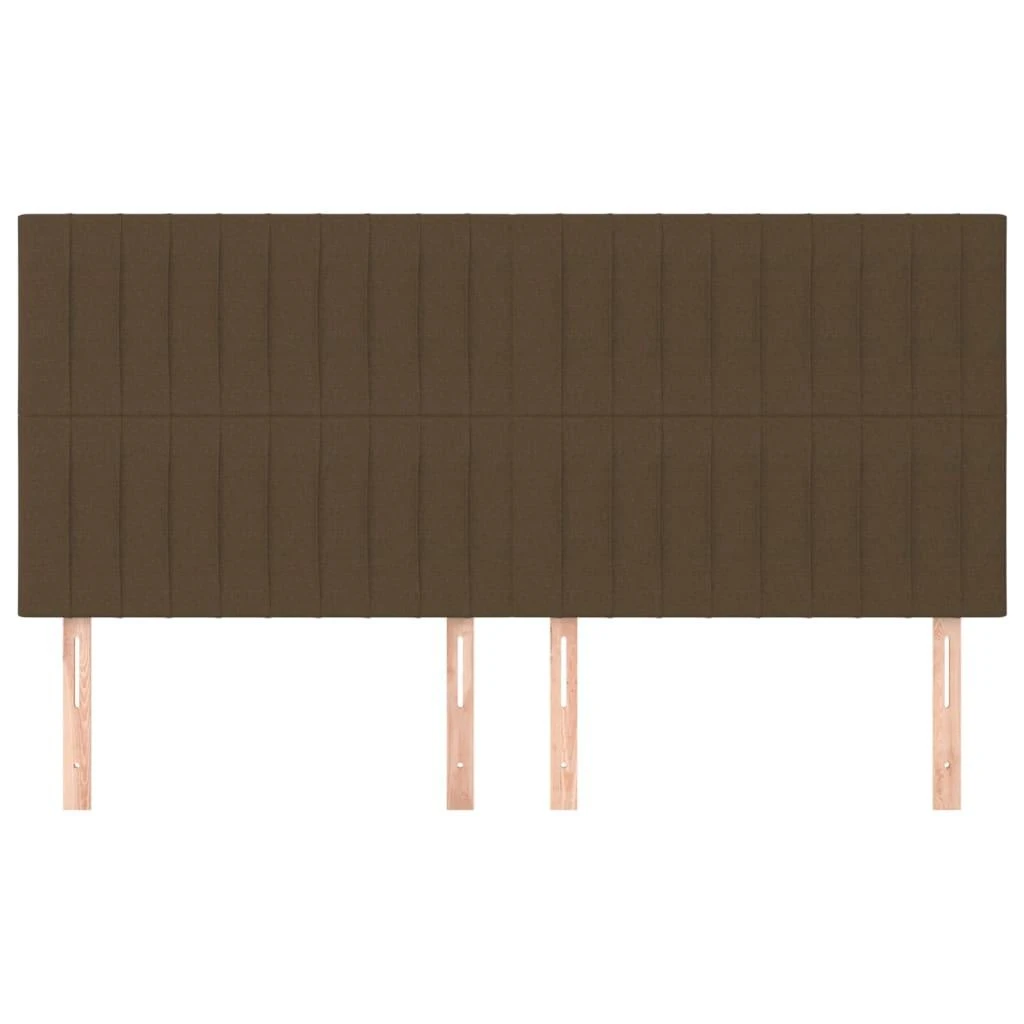 Galvūgalis, 4vnt., tamsiai rudos spalvos, 80x5x78/88cm, audinys