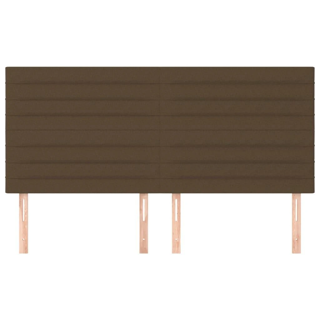 Galvūgalis, 4vnt., tamsiai rudos spalvos, 80x5x78/88cm, audinys