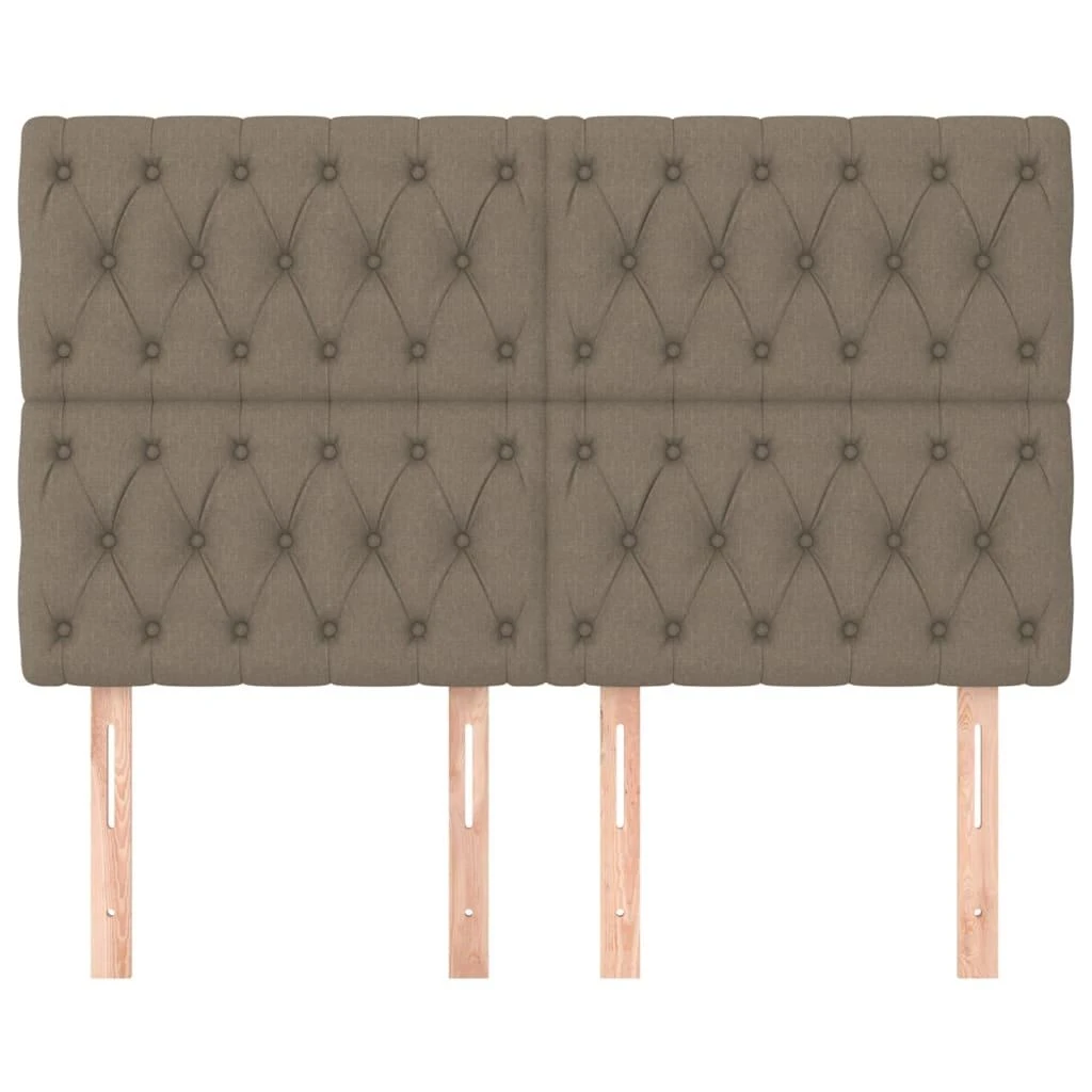 Galvūgalis, 4vnt., taupe spalvos, 80x7x78/88cm, audinys