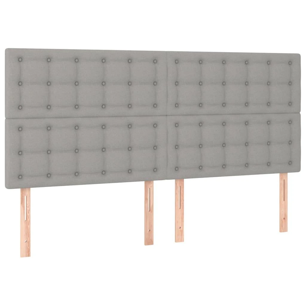 Galvūgalis, 4vnt.,šviesiai pilkos spalvos,90x5x78/88cm, audinys
