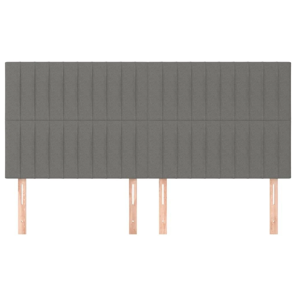 Galvūgalis, 4vnt.,tamsiai pilkos spalvos, 80x5x78/88cm, audinys