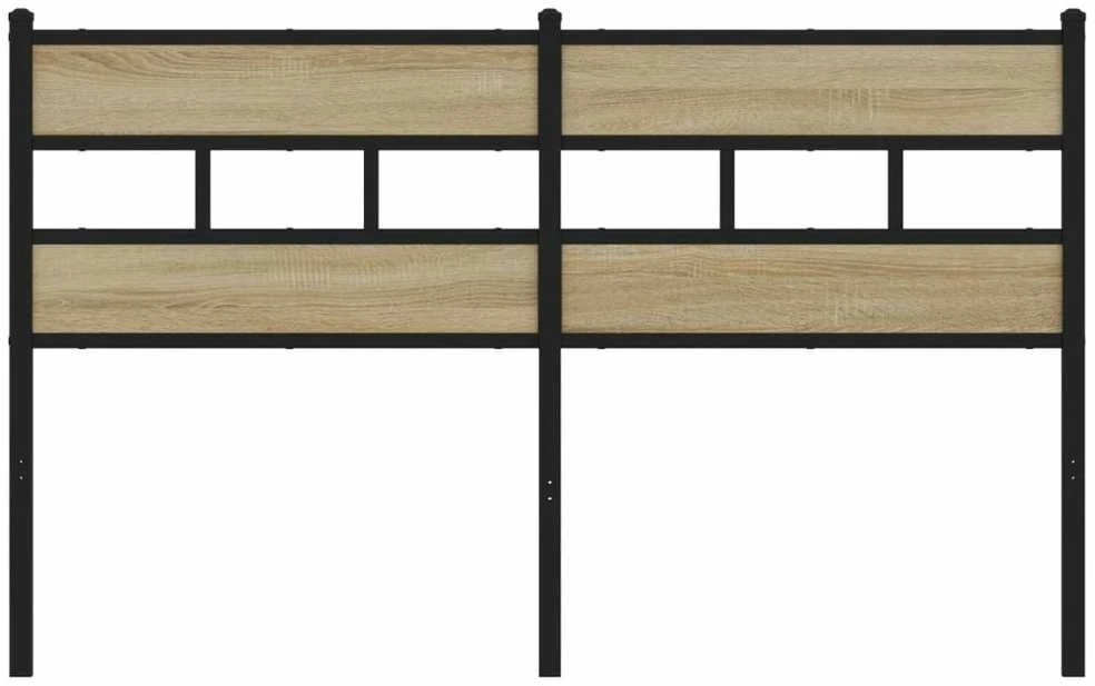Galvūgalis, ąžuolo spalvos, 150cm, geležis ir apdirbta mediena
