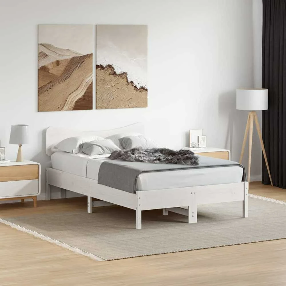 Galvūgalis, baltos spalvos, 135cm, pušies medienos masyvas