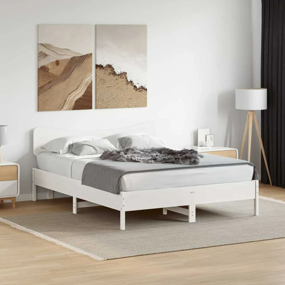 Galvūgalis, baltos spalvos, 140cm, pušies medienos masyvas