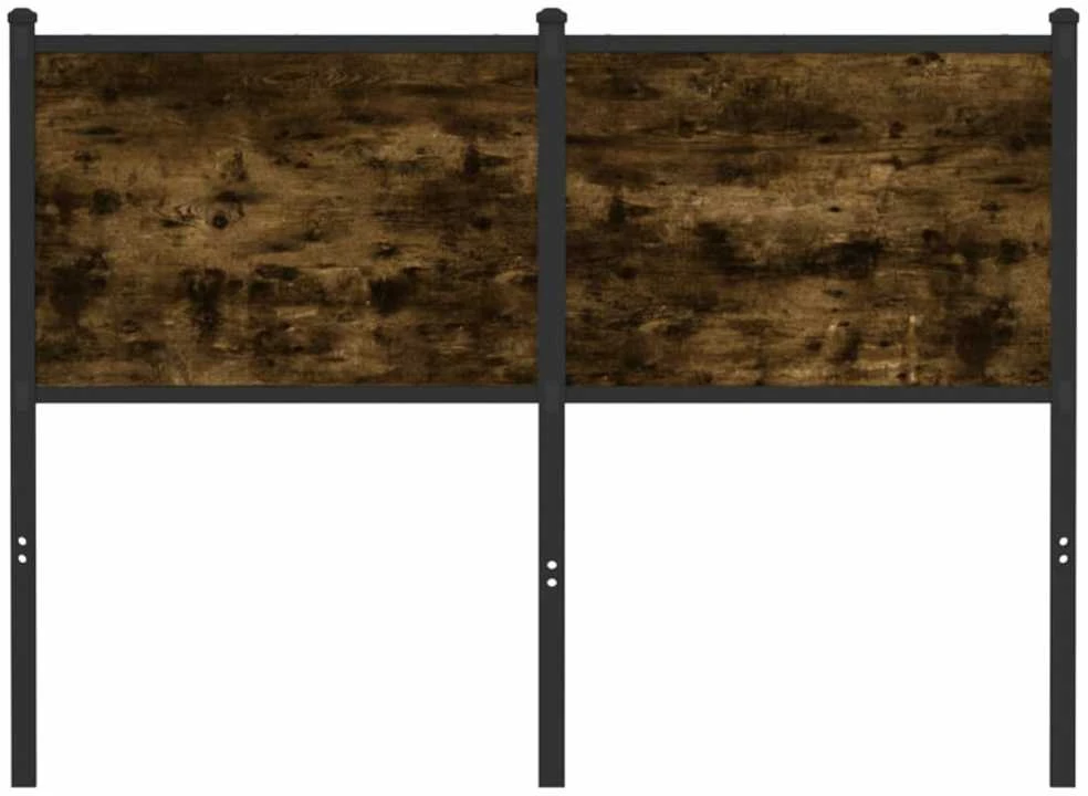 Pakaitinis galvūgalis, dūminio ąžuolo spalvos, 120cm, mediena ir plienas
