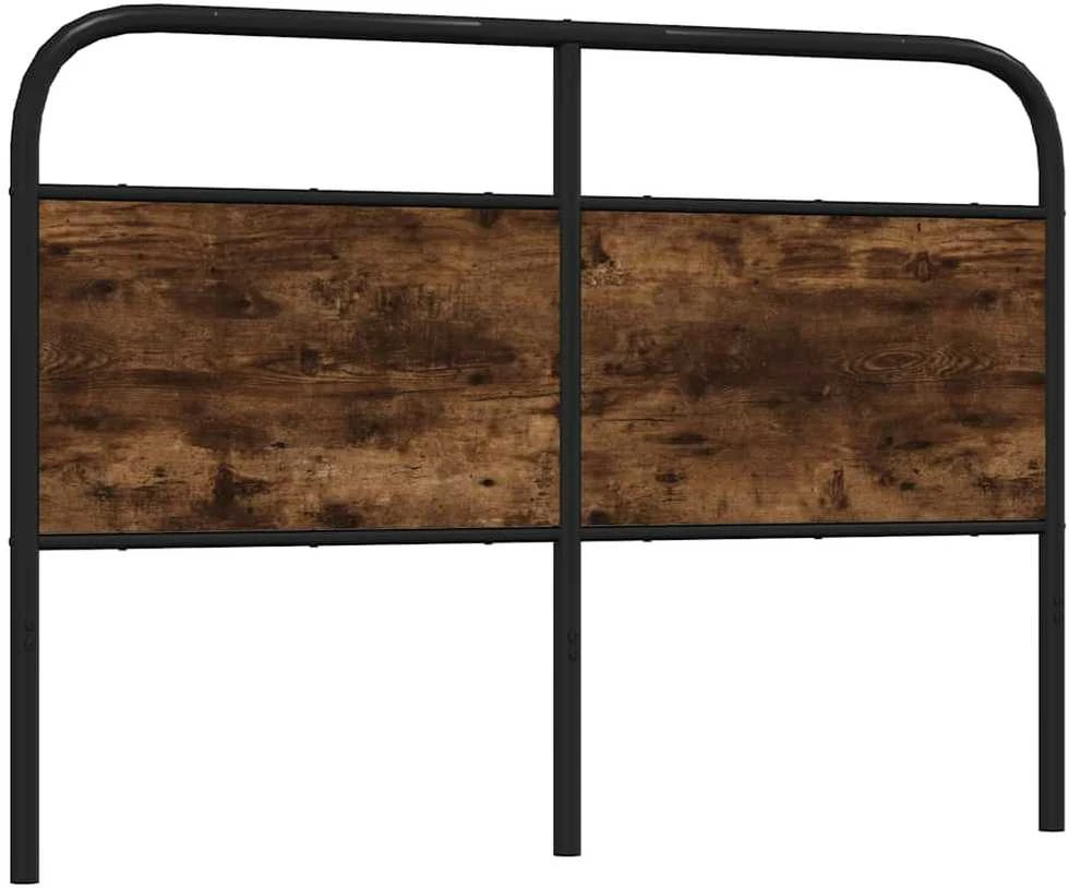 Pakaitinis galvūgalis, dūminio ąžuolo spalvos, 135 cm, plienas ir mediena