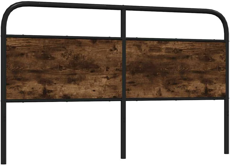 Pakaitinis galvūgalis, dūminio ąžuolo spalvos, 150 cm, plienas ir mediena