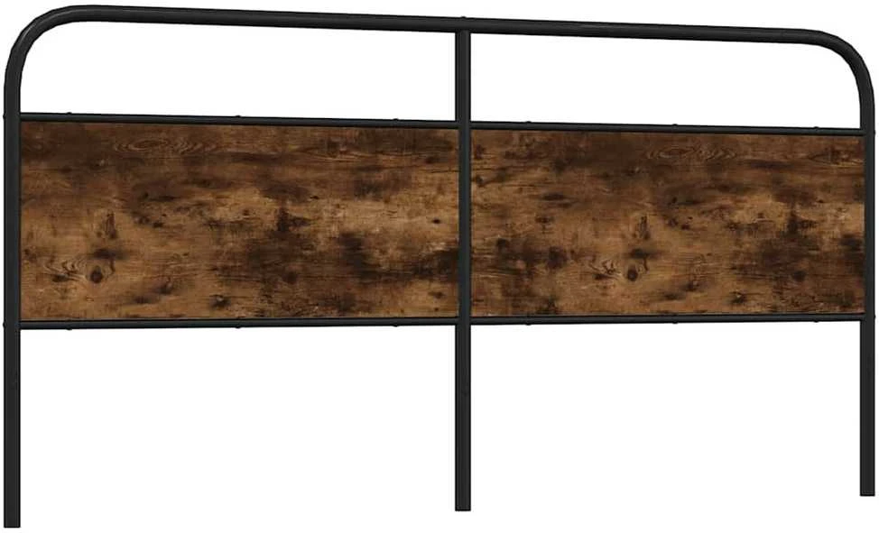 Pakaitinis galvūgalis, dūminio ąžuolo spalvos, 180 cm, plienas ir mediena