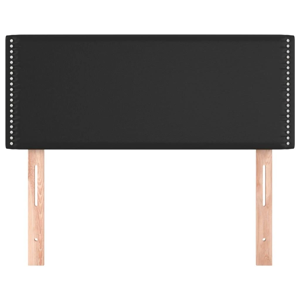 Galvūgalis, juodos spalvos, 100x5x78/88 cm, dirbtinė oda