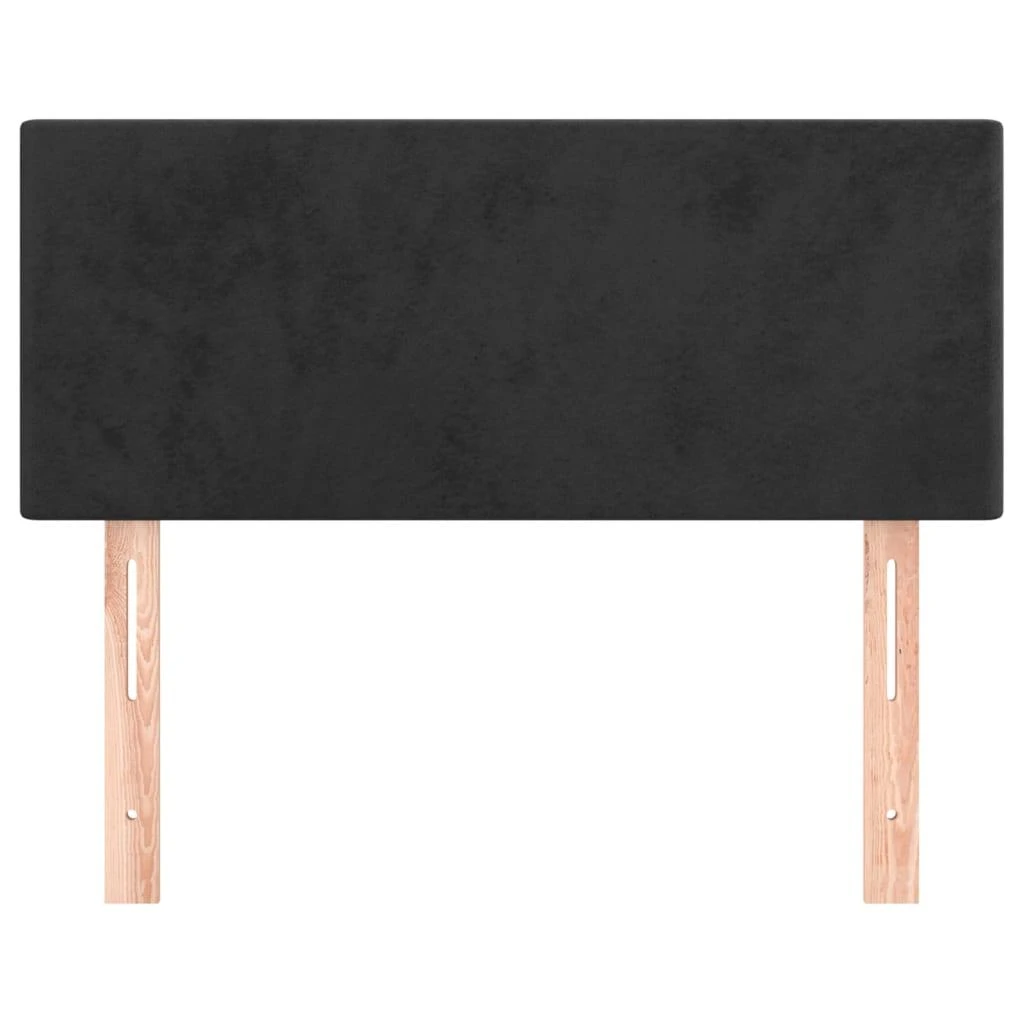 Galvūgalis, juodos spalvos, 90x5x78/88cm, aksomas