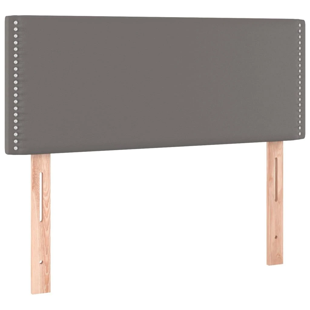 Galvūgalis, pilkos spalvos, 100x5x78/88 cm, dirbtinė oda