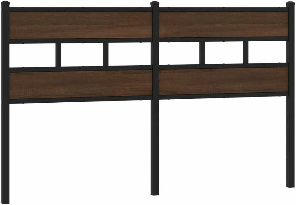 Galvūgalis, ruda ąžuolo, 140cm, apdirbta mediena ir plienas