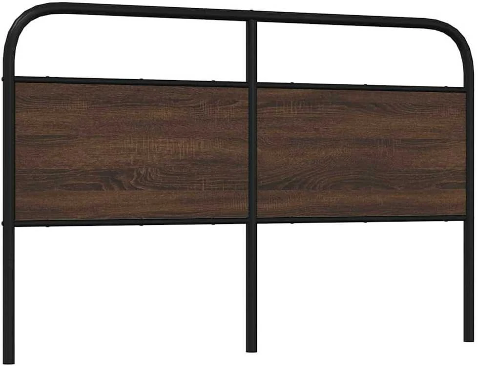 Pakaitinis galvūgalis, ruda ąžuolo, 150cm, apdirbta mediena ir plienas