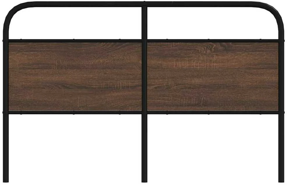 Pakaitinis galvūgalis, ruda ąžuolo, 150cm, apdirbta mediena ir plienas