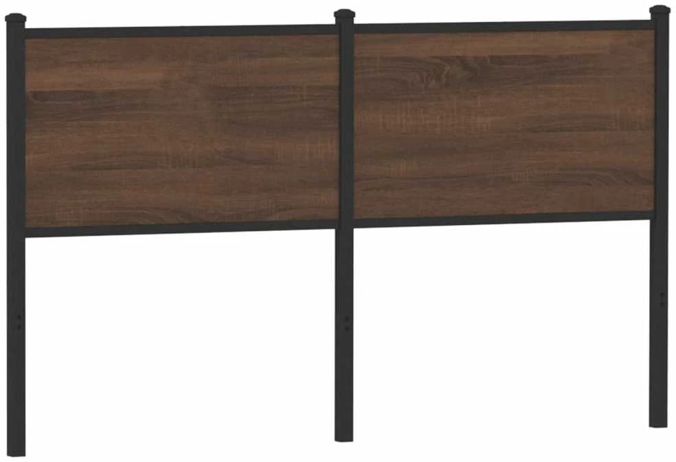Pakaitinis galvūgalis, ruda ąžuolo spalvos, 150cm, mediena ir plienas