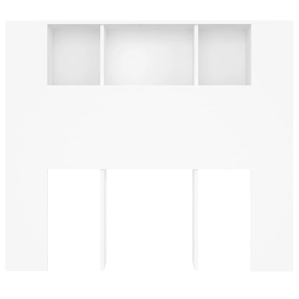 Galvūgalis-spintelė, baltos spalvos, 120x18,5x102,5cm