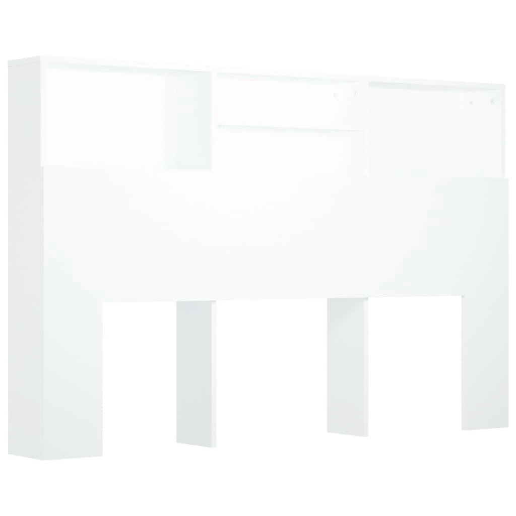 Galvūgalis-spintelė, baltos spalvos, 160x19x103,5cm