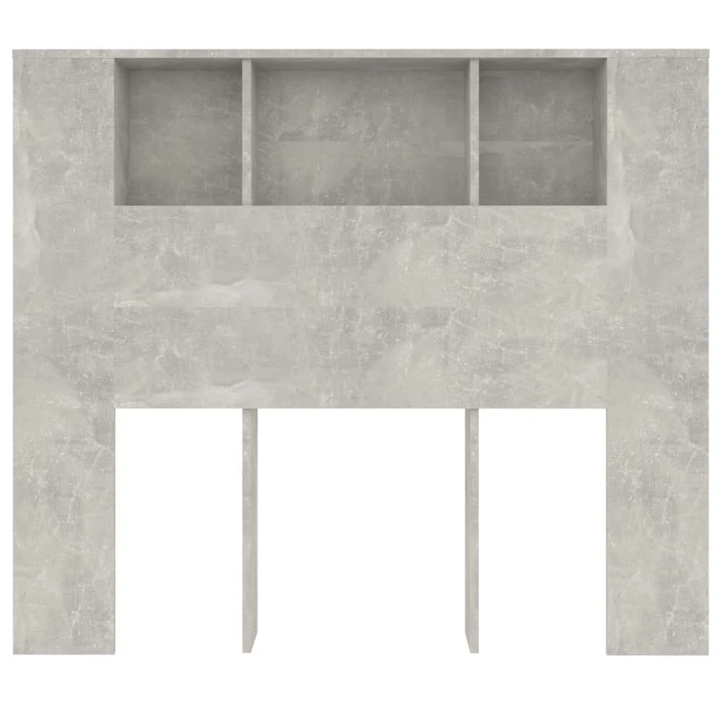 Galvūgalis-spintelė, betono pilkos spalvos, 120x18,5x102,5cm