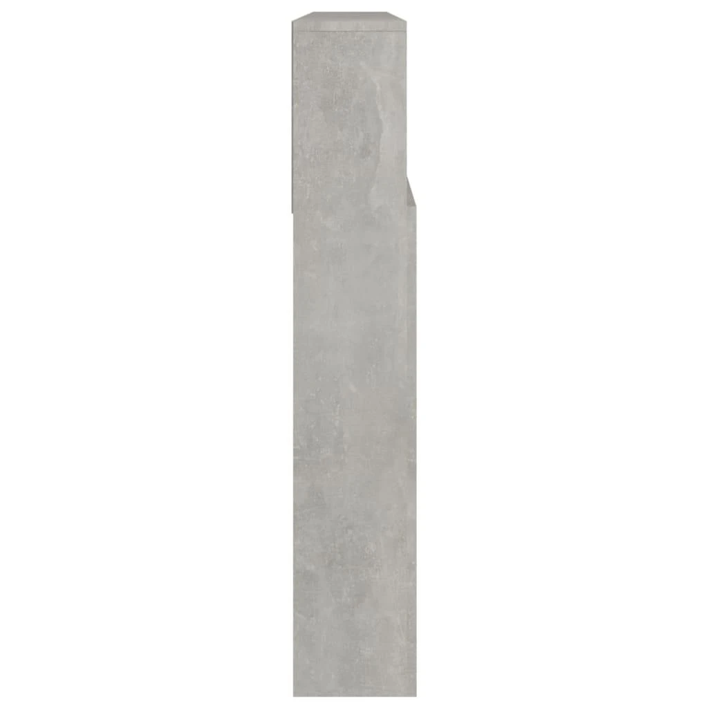 Galvūgalis-spintelė, betono pilkos spalvos, 220x19x103,5cm