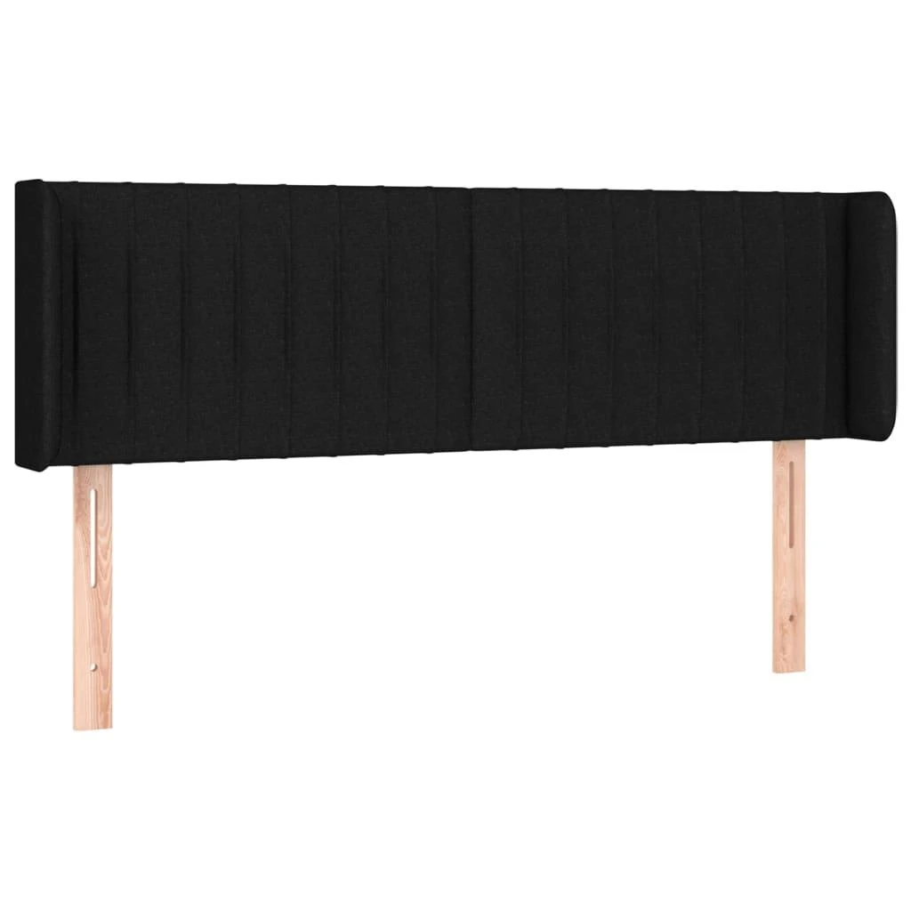 Galvūgalis su auselėmis, juodos spalvos,147x16x78/88cm, audinys