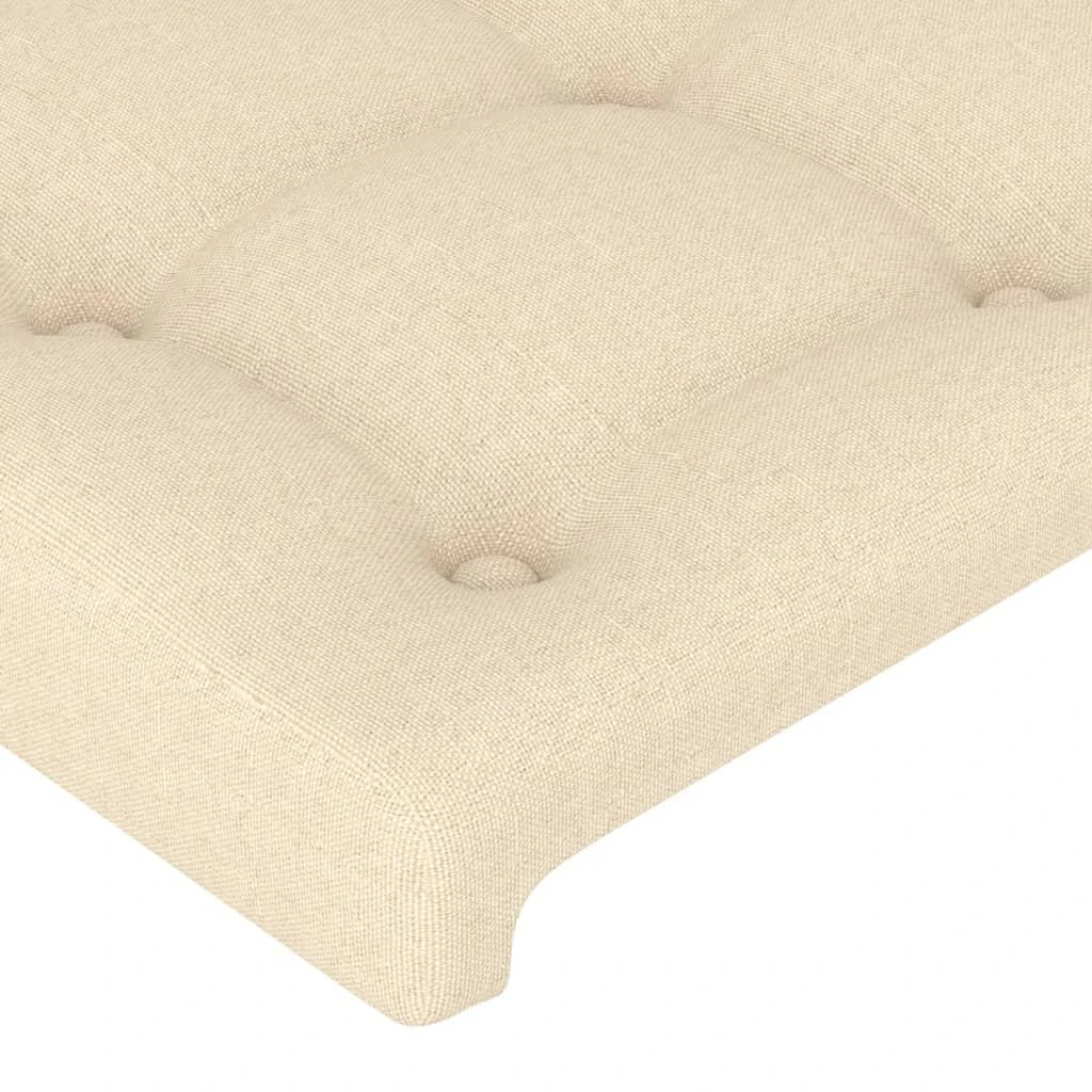 Galvūgalis su auselėmis, kreminės,203x23x78/88 cm, audinys